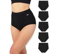 Bea Pack de 5 Bragas Altas de Mujer - Bragas de Mujer de Algodón Transpirable y Suave - Ropa Interior Que Ofrece Cobertura Total y Gran Sujeción