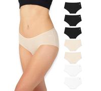 BEA Pack de 7 Bragas de Mujer de Bambú de Cintura Media - Ropa Interior de Mujer Supersuave, de Cobertura Total y Transpirable