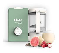 BEABA, Babycook Express, Robot Bebé 4 en 1 Batidora de cocina, cocción Express 15 min, mezcla a medida, cocción al vapor suave y saludable, descongelación, textura homogénea, capacidad 1250 ml, Verde