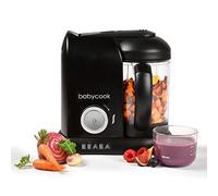 Beaba Babycook Solo Baby Food Maker 4 in 1: Baby Food Processor, Blender and Cooker - Soft Steamer Cooking - Quick - Food Diversification for your Baby - Made in France - Black