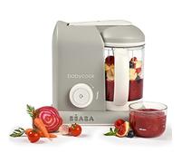 BÉABA Babycook Solo, Robot de cocina infantil 4 en 1, Tritura, cocina y cuece al vapor, Cocción rápida, Comida casera y deliciosa para bebés y niños, Color Gris