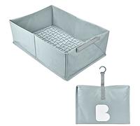 BEABA, Bañera Plegable para Bebé, Compacta, Diseño y Moda, Almacenamiento Práctico, Ocupa un Espacio Mínimo, Fácil de Usar, Bañera Pop Up Camele’O, Azul