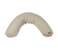 BÉABA, Big Flopsy, Almohada de Lactancia, Almohada de Embarazo/Maternidad, Adecuada para Dormir/Lactar, Apoyo, Relajación y Óptimo Confort, Flor de algodón, Lino