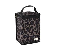 BÉABA, Bolsa de Comida Bebé Isotérmica, Almacenamiento Biberones Gran Formato, Gran Capacidad, Transporte Comida Completa, Material Flexible, Plegable, Tela Impermeable, Leopardo