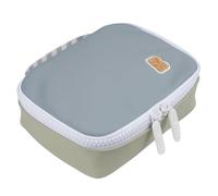 Beaba, bolsa isotérmica para comida, almuerzo caja, caja de té, isotérmica, impermeable, etiqueta nombre, capacidad 2,7L, gran cremallera, efecto goma, faro, guijarro