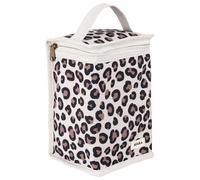 BÉABA, Bolsa Isotérmica para Comida de Bebé, Almacenamiento para biberones de gran formato, Gran capacidad, Transporta comida completa, Material flexible, Plegable, Tejido impermeable, Leopard Clay