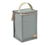 Béaba - Bolsa Isotérmica para Comida de Bebé - Gran Capacidad - Compartimento para Biberones - Funda Therma para comida Infantil - Plegable - Material Suave e Impermeable - verde