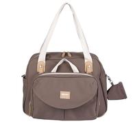 Beaba, Bolsa para pañales Ginebra II, Modulable, Gran capacidad, almacenamiento múltiple, bolsa frontal extraíble, comida isotérmica, sistema de fijación para cochecitos, Cacao