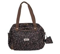 BÉABA, Bolso Cambiador Genève, Varios Bolsillos, Gran Capacidad, Leopardo | Bolsillo extraíble, bolsillo isotérmico, cambiador, portachupetes, enganches para cochecito, pasacarro, compartimentos