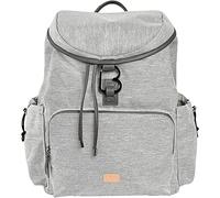 BÉABA, Bolso cambiador, Mochila cambiador, Gran capacidad 22 L, 13 bolsillos, Numerosos accesorios, Máxima comodidad, Impermeable, Bolsa Vancouver, Gris Claro