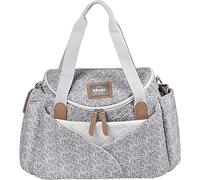 BÉABA Bolso de Pañales Sydney II, Con Colchón Cambiador para Bebé, Modulable, Gran capacidad, Múltiples compartimentos, Multifunción para Maternidad Hospital, Carrito, Viaje, Multicolores(Jungla)