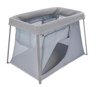 BÉABA, Cama Paraguas 3 en 1, Cuna Bebé, Cama Elevadora, Parque Infantil, Evolutiva, Ligera 6,8 kg, Plegable, Compacta, Bolsa y Colchón Incluidos, Transpirable, Tejido Oeko-Tex, Gris Brezo/Guijarro