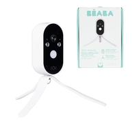 BÉABA Cámara Adicional Vigilabebés Zen Travel - Cámara Bebé Vídeo con Batería 36h, Sin WiFi, Luz Nocturna, Soporte Flexible, Compatible Zen Travel/Zen Premium/Zen Night Light/Zen Smart AI