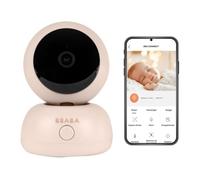 BÉABA, Cámara Adicional Zen Premium, Vigilabebés Con Video 2 En 1, Cámara HD, Rotación 360°, Visión Nocturna, Walkie Talkie, Nanás, Control De Temperatura Y Humedad, Arcilla