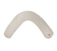 BÉABA, Big Flopsy, Cojin Lactancia, Almohada de Maternidad y Embarazada, Multifuncional, Adecuada para Dormir/Amamantar, Soporte, Hipoalergénica, Confort, Noche Tranquila, Lino, Oekotex, Beige