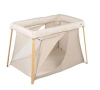 BÉABA, Cuna De Viaje 3 En 1, Moisés Para Bebé, Cama Auxiliar Y Parque, Evolutiva, Ligera, 6,8 Kg, Plegable, Compacta,Bolsa De Transporte Y Colchón Incluidos,Tejido Transpirable OekoTex,Arcilla/Gazela