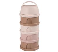 BÉABA, Dosificador de Leche en Polvo Apilable, 100% Hermético, 4 Compartimentos, Made in France, Gran capacidad, Uso Evolutivo, Fácil de transportar, Malvavisco