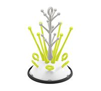 BÉABA Escurre Biberones Tipo Árbol, Capacidad Para 6 Biberones Y Accesorios, Bandeja Recogegotas Extraíble, Secador De Biberones Bebé, Neón