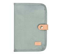 BÉABA, funda de carné de salud Genève, 2 bolsillos interiores, cierre a presión, tejido impermeable, verde salvia