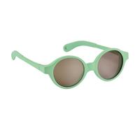 BÉABA, Gafas de Sol para Bebé 9-24 Meses, Protección 100% UV - CAT 3, Protección Lateral, Confort Óptimo, Patillas Ajustables 360°, Adaptables a la Vista, Colección Joy Verde neón