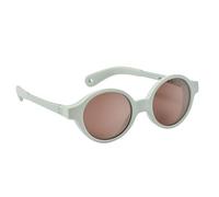 BÉABA, Gafas de Sol para Bebé 9-24 Meses, Protección 100% UV - CAT 3, Protección Lateral, Confort Óptimo, Patillas Ajustables 360°, Adaptables a la Vista, Colección Joy Verde grisáceo