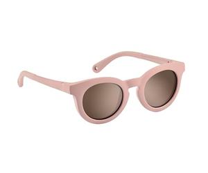 BÉABA, Gafas de Sol para Niño 2-4 Años, Protección 100% UV - CAT 3, Protección Lateral, Confort Óptimo, Patillas Ajustables 360°, Adaptables a la Vista, Colección Retro, Happy, Dusty Rose