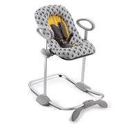 BÉABA Hamaca Bébé Up & Down I, Ajustable con una Simple Presión, 4 Alturas, 3 Inclinaciones, para Bebés y Niños, Reductor de Bebé, Ultracómoda, Balancín, Yellow Palm Tree