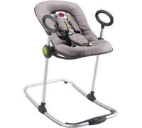 BÉABA Hamaca Bébé Up & Down I, Ajustable con una Simple Presión, 4 Alturas, 3 Inclinaciones, para Bebés y Niños, Reductor de Bebé, Ultracómoda, Balancín, Negro