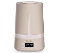 BÉABA, Humidificador De Aire Para Habitación De Bebé, 4L, 27h De Autonomía, Silencioso, Luz Nocturna 7 Colores Con 3 Niveles De Brillo, Boquilla 360°, 2 Modos, Pantalla LED, Temporizador, Arcilla