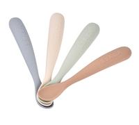 BEABA Lote De 4 Cucharas 1ª Edad De Silicona. Talla talla única. Color Natural