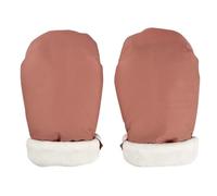 BÉABA, Manoplas/guantes/protectores de manos para cochecito, Protección contra la lluvia/nieve, Cierres de cremallera, Ultra cálido, Suave, Forro polar, Cortaviento, Impermeable,Transpirable,Terracota