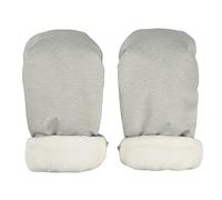 BÉABA, Manoplas/guantes/protectores de manos para cochecito, Protección contra la lluvia/nieve, Cierres de cremallera, Ultra cálido, Suave, Forro polar, Cortaviento, Impermeable, Transpirable, Gris