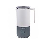 BÉABA Milk Prep, Preparador de biberones y bebidas lácteas, Calienta rápido, Leche en polvo, leche materna, leche en brick, chocolate caliente, Para bebés y niños, Gris