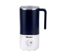 BÉABA Milk Prep, Preparador de biberones y bebidas lácteas, Calienta rápido, Leche en polvo, leche materna, leche en brick, chocolate caliente, Para bebés y niños, Azul oscuro
