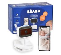 BEABA, Monitor de bebé inalámbrico para Escuchar Video con Clip, nómada, visión Nocturna, aplicación móvil, luz Nocturna de Colores, walkie Talkie, Canciones de Cuna, termómetro, Control de Humedad