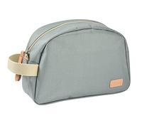 Béaba Neceser para Bebés, Bolsa de Cuidados para Bebés, Bolso Genève, Tejido Impermeable, 2 Bolsillos Interiores, Verde Salvia