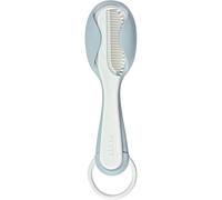 BEABA Cepillo y peine para el cabello del bebé Verde Azul