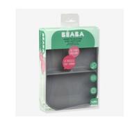 Béaba Plato Dividido Silicona gris Mineral 1 ud