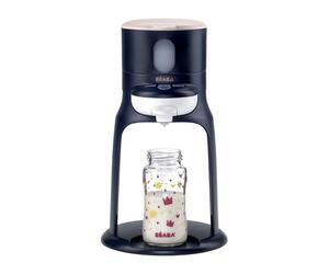 BÉABA preparador/calentador de botellas, dispensador de agua a temperatura precisa, instantáneo, rápido, función de baño, 2 temperaturas, calentador de botellas extraíble, BibExpresso, azul
