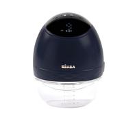 BÉABA, Sacaleche Eléctrico Manos Libres, Ligero, Compacto, 3 Modos, 9 Niveles, 0 Ondas, Silencioso, Gran Capacidad 180mL, Temporizador, Función Memoria, 6 Sesiones, Carga USB C, Azul Noche