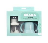 Beaba Taza Evoluclip 3 en 1 Airy green +4 M 150 ml