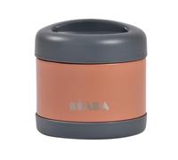 BEABA® porcionador de acero inoxidable mineral gris/beige terracota 500 ml - talla500ml