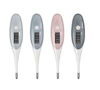 BÉABA, Termómetro bebé/niño, Medición rápida de la temperatura, Punta blanda, Estanco, Alarma sonora, Fácil mantenimiento, Thermobip, Colores variados - color aleatorio