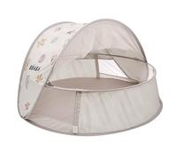 BÉABA, Tienda De Playa Para Bebé 2 En 1, 0-24 Meses, Protección Solar Máxima UPF50+, Filtrado UV, Ventilación 360°, Mosquitera, Espaciosa, Sistema Pop-Up, Bolsa De Transporte, Breezynest, Clay Earth