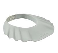 BÉABA, Visera de baño, Gorro de baño, Tamaño de la cabeza ajustable, 5 posiciones, Protección para ojos y oídos, Silicona suave y flexible, Gris Verde