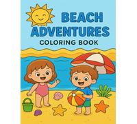 BEACH ADVENTURES Coloring Book