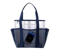 Beach Bag, Foldable Airplane Cosmetic Pouch, Large Breathable Mesh Storage, Cosmetic and Toy Organizer for Camping, Weekend Poolside Lounging, Yoga, Fishing, Picnic Trips