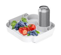 Beach Bag Tray Accessory - Removable Tote Topper Accessory, Portable Beach Bag Food Tray, Multifunctional Tote Organizer Insert | Poolside Snack Holder for Travel Vacation Cruise Picnic Camping Resort