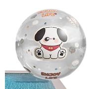 Beach Ball - Inflatable Pool Toy for Kids and Adults | Transparent Water Game with Quick Inflate Design, Fun Party Accessory for Backyard Park Vacation Family Gathering, 23.62 Inches