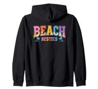 Beach Besties Summer Vibes Fun Time Sudadera con Capucha